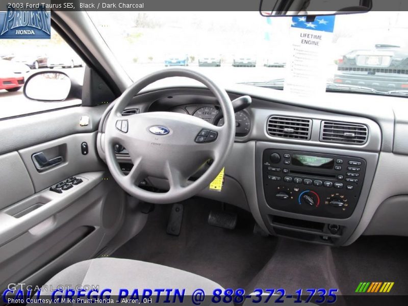 Black / Dark Charcoal 2003 Ford Taurus SES