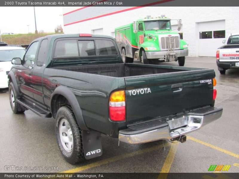 Imperial Jade Green Mica / Oak 2003 Toyota Tacoma Xtracab 4x4