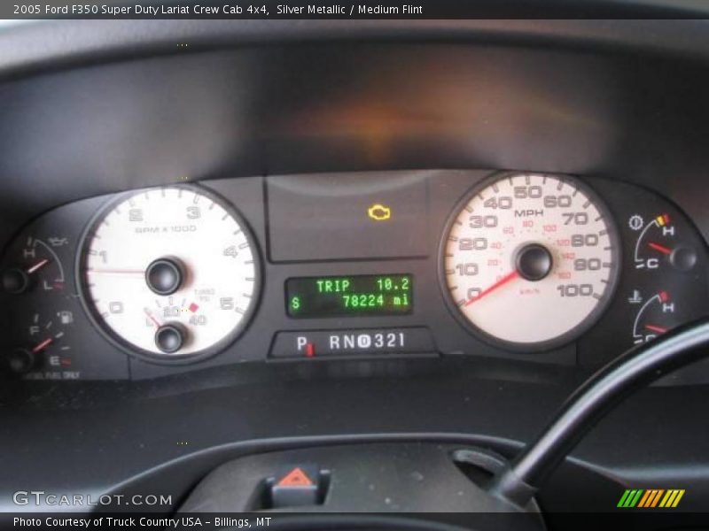 Silver Metallic / Medium Flint 2005 Ford F350 Super Duty Lariat Crew Cab 4x4