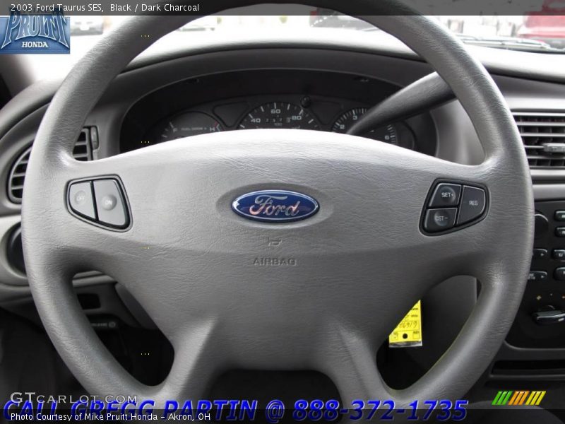 Black / Dark Charcoal 2003 Ford Taurus SES