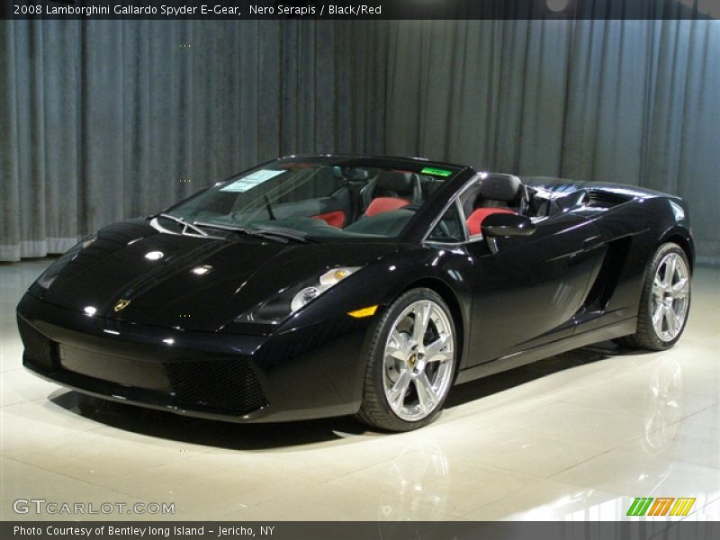 Nero Serapis / Black/Red 2008 Lamborghini Gallardo Spyder E-Gear