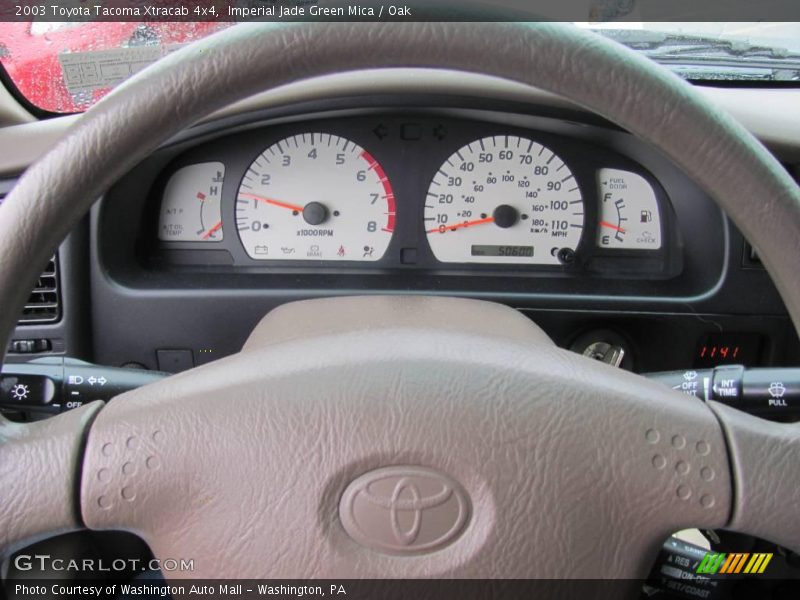 Imperial Jade Green Mica / Oak 2003 Toyota Tacoma Xtracab 4x4