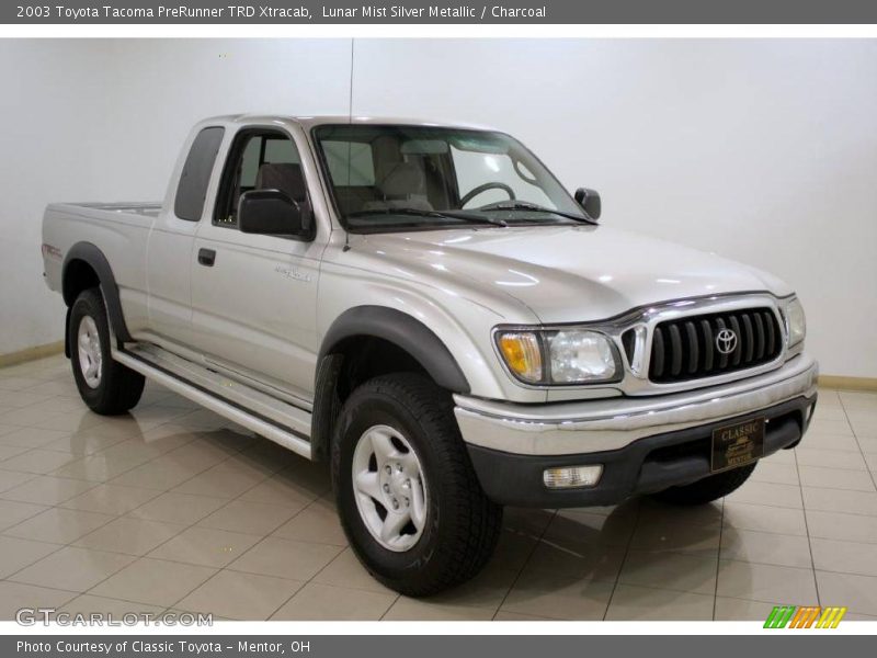 Lunar Mist Silver Metallic / Charcoal 2003 Toyota Tacoma PreRunner TRD Xtracab