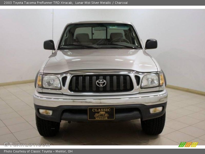 Lunar Mist Silver Metallic / Charcoal 2003 Toyota Tacoma PreRunner TRD Xtracab