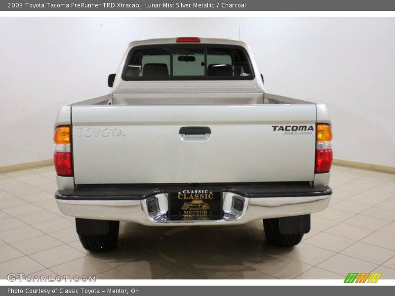 Lunar Mist Silver Metallic / Charcoal 2003 Toyota Tacoma PreRunner TRD Xtracab