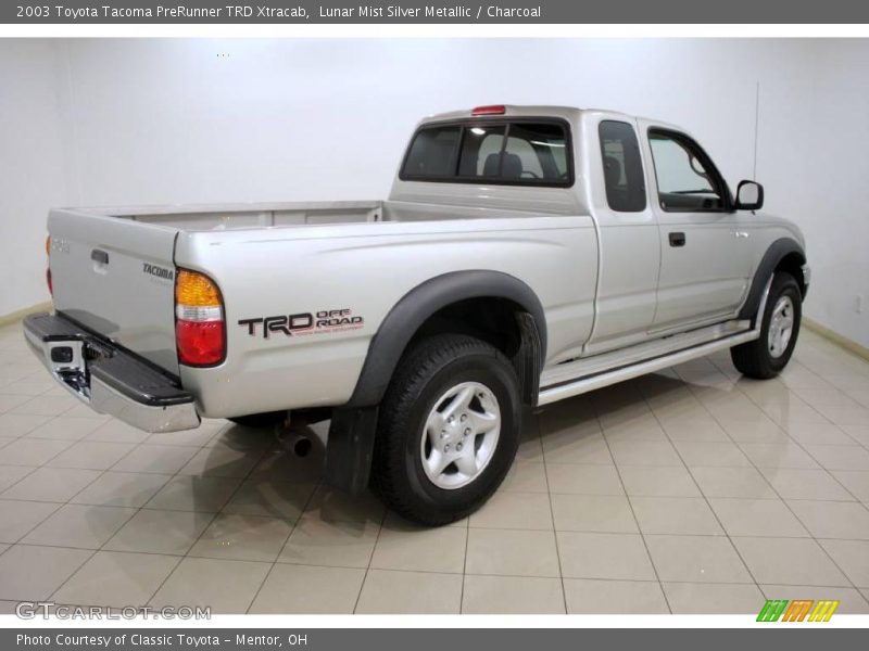 Lunar Mist Silver Metallic / Charcoal 2003 Toyota Tacoma PreRunner TRD Xtracab