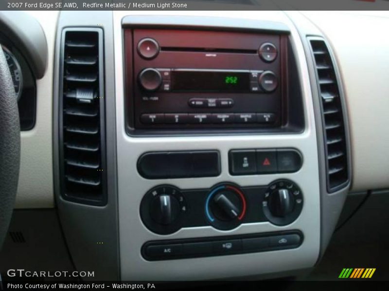 Redfire Metallic / Medium Light Stone 2007 Ford Edge SE AWD
