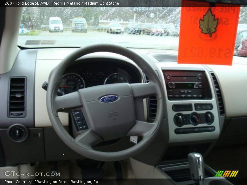 Redfire Metallic / Medium Light Stone 2007 Ford Edge SE AWD