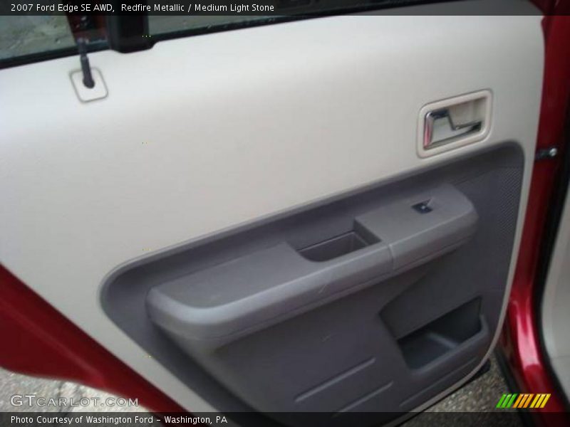 Redfire Metallic / Medium Light Stone 2007 Ford Edge SE AWD