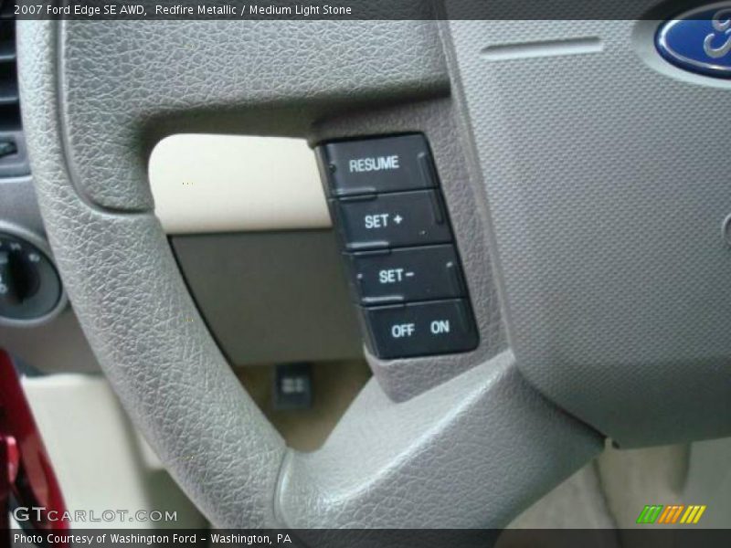 Redfire Metallic / Medium Light Stone 2007 Ford Edge SE AWD