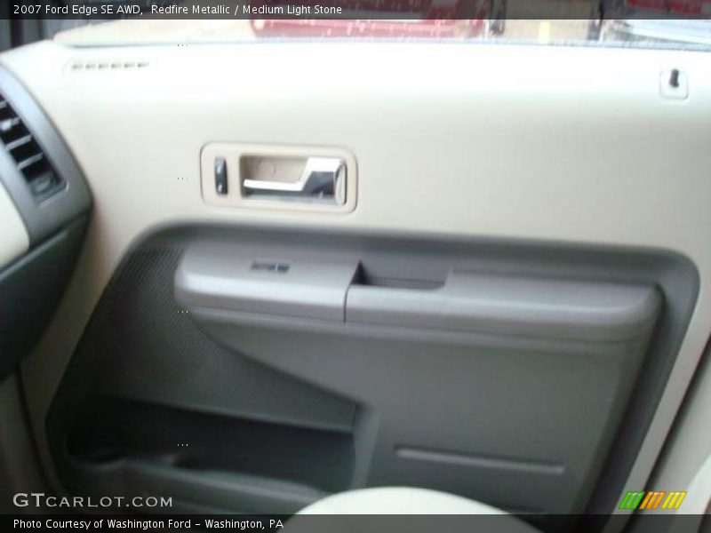 Redfire Metallic / Medium Light Stone 2007 Ford Edge SE AWD