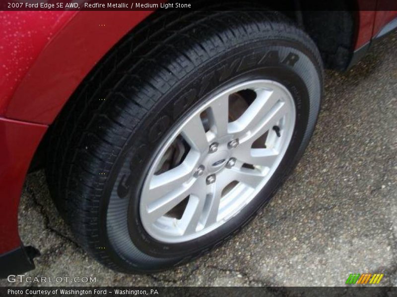 Redfire Metallic / Medium Light Stone 2007 Ford Edge SE AWD