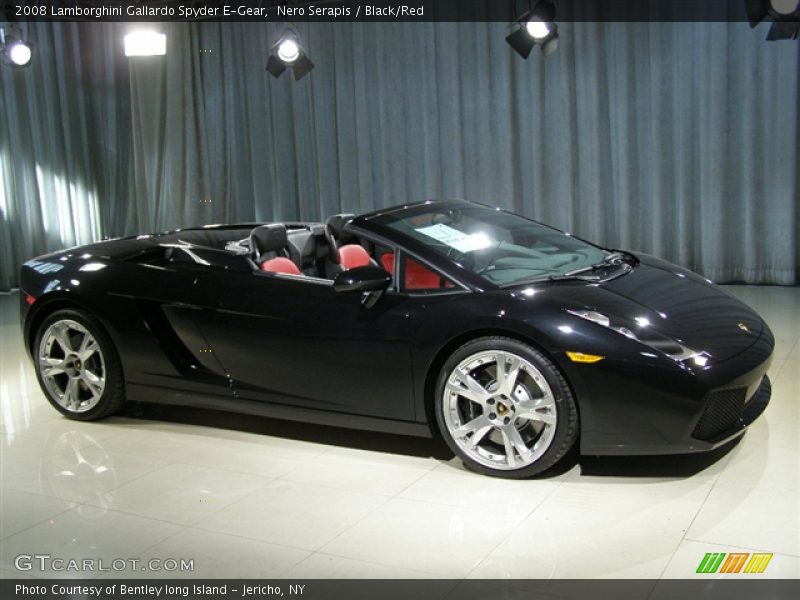 Nero Serapis / Black/Red 2008 Lamborghini Gallardo Spyder E-Gear