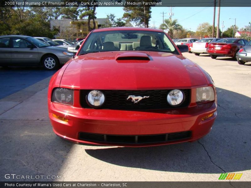 Dark Candy Apple Red / Medium Parchment 2008 Ford Mustang GT Premium Coupe