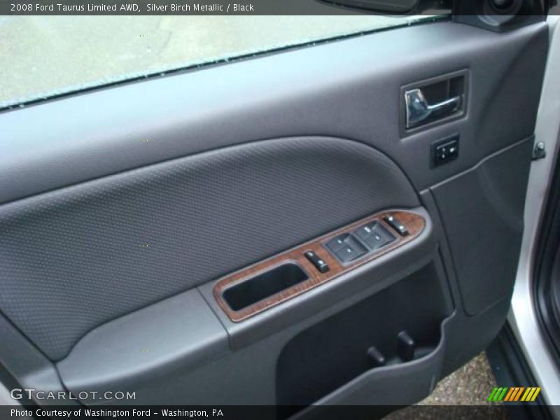 Silver Birch Metallic / Black 2008 Ford Taurus Limited AWD