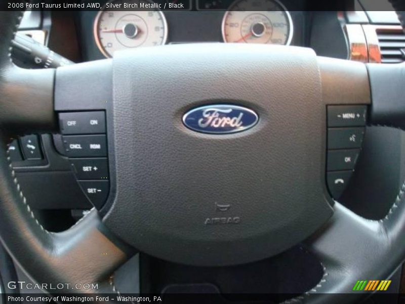 Silver Birch Metallic / Black 2008 Ford Taurus Limited AWD