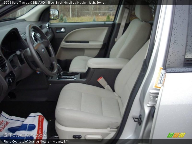 Silver Birch Metallic / Medium Light Stone 2008 Ford Taurus X SEL AWD
