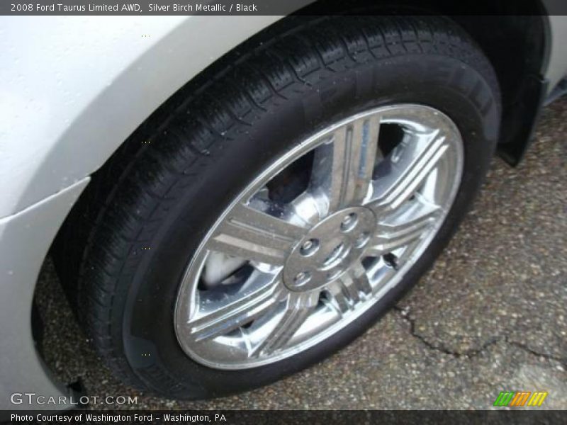 Silver Birch Metallic / Black 2008 Ford Taurus Limited AWD