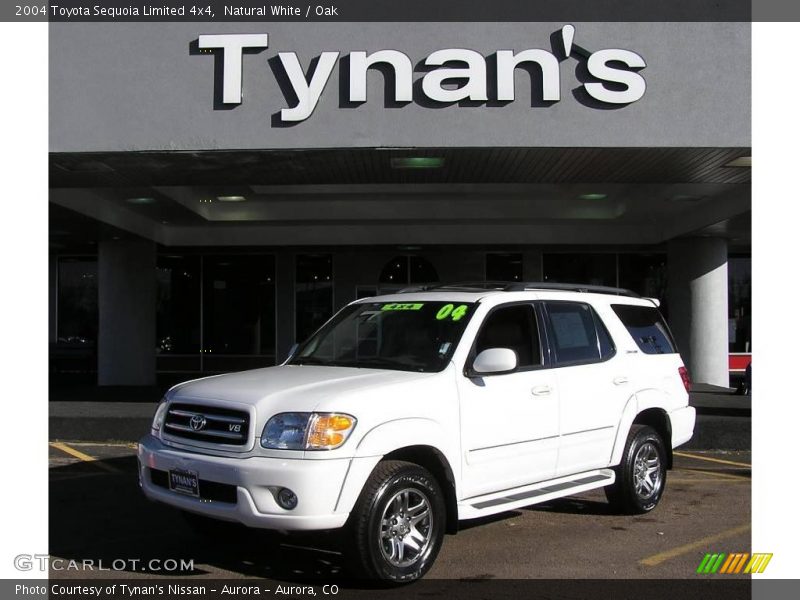 Natural White / Oak 2004 Toyota Sequoia Limited 4x4