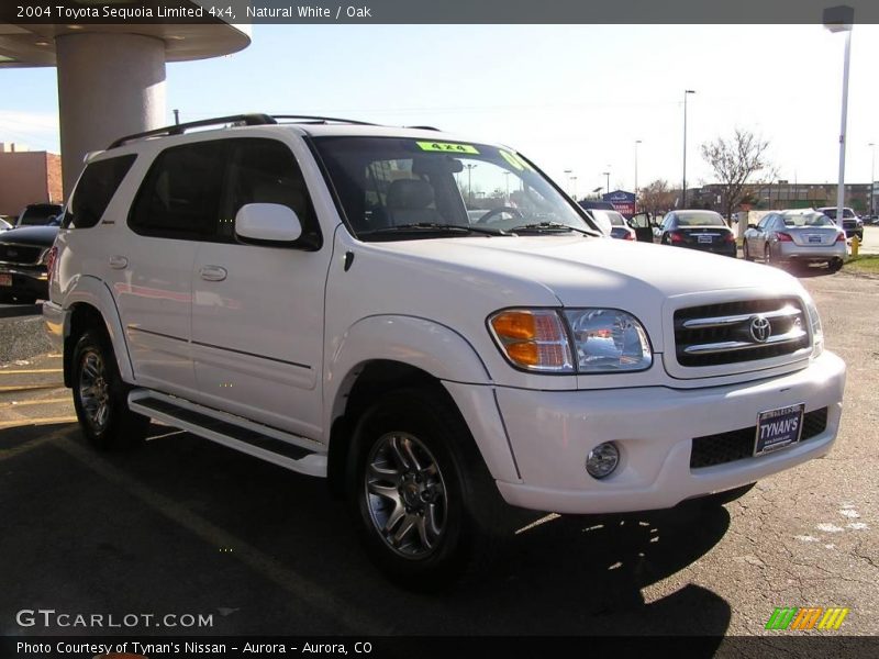 Natural White / Oak 2004 Toyota Sequoia Limited 4x4