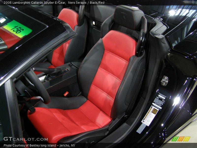 Nero Serapis / Black/Red 2008 Lamborghini Gallardo Spyder E-Gear