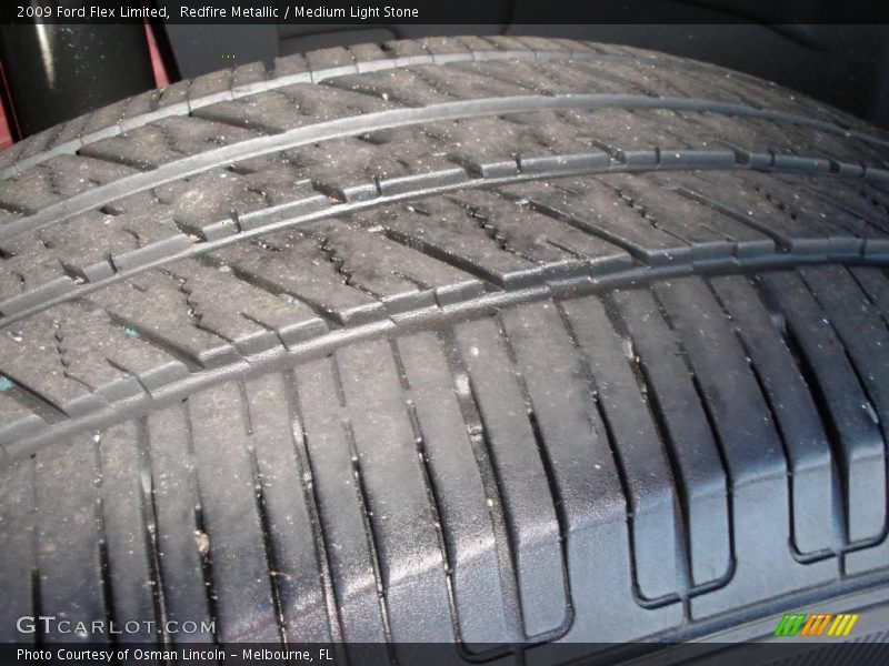 Redfire Metallic / Medium Light Stone 2009 Ford Flex Limited