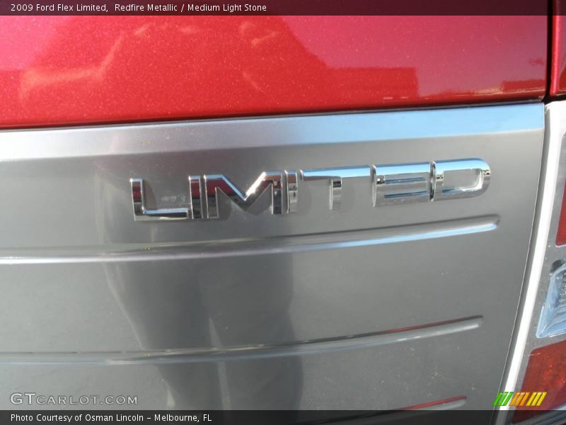 Redfire Metallic / Medium Light Stone 2009 Ford Flex Limited