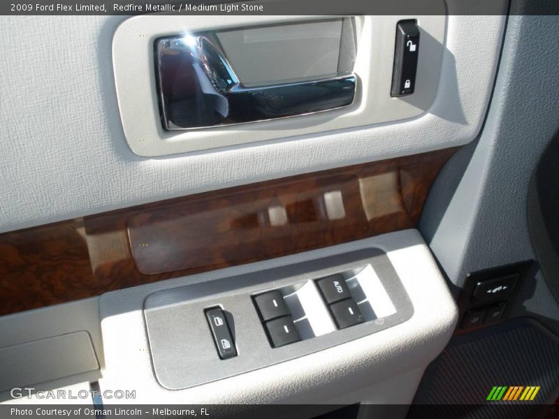 Redfire Metallic / Medium Light Stone 2009 Ford Flex Limited