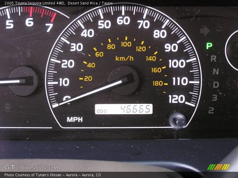 Desert Sand Mica / Taupe 2005 Toyota Sequoia Limited 4WD