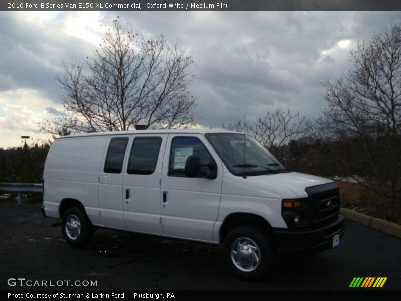Oxford White / Medium Flint 2010 Ford E Series Van E150 XL Commericial
