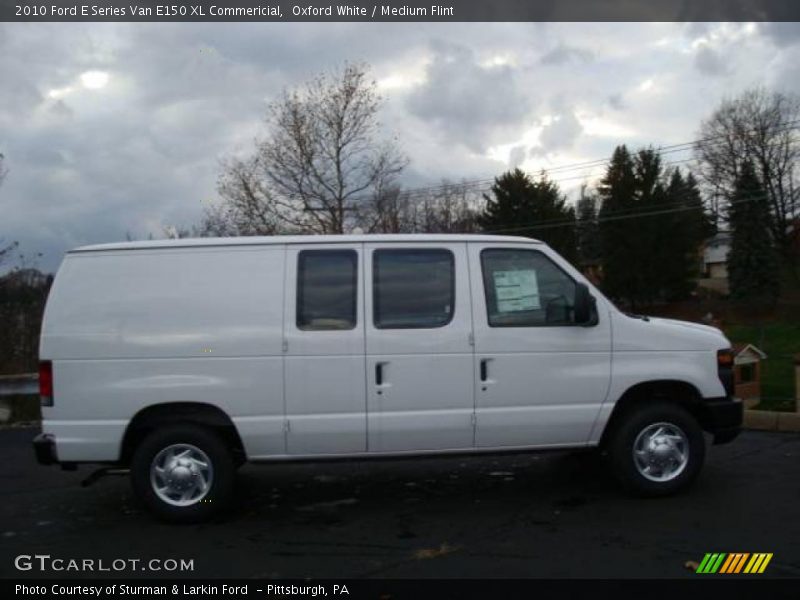 Oxford White / Medium Flint 2010 Ford E Series Van E150 XL Commericial