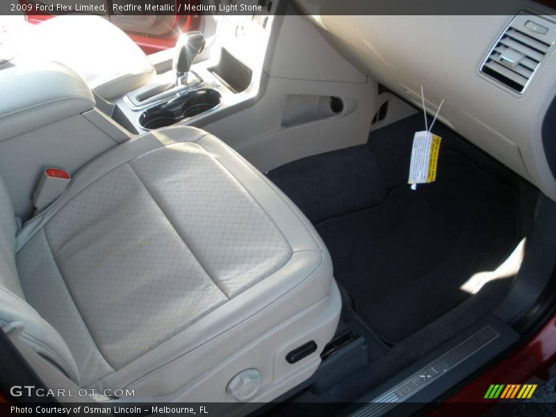 Redfire Metallic / Medium Light Stone 2009 Ford Flex Limited