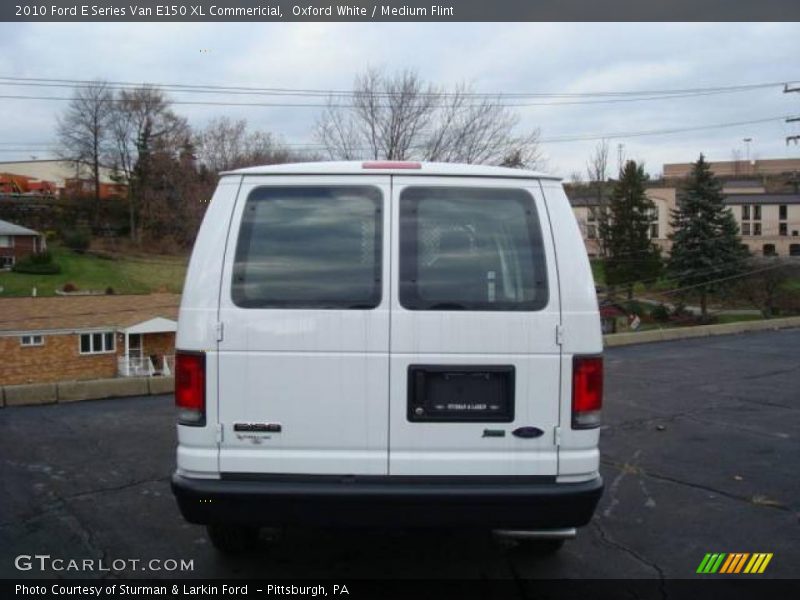 Oxford White / Medium Flint 2010 Ford E Series Van E150 XL Commericial