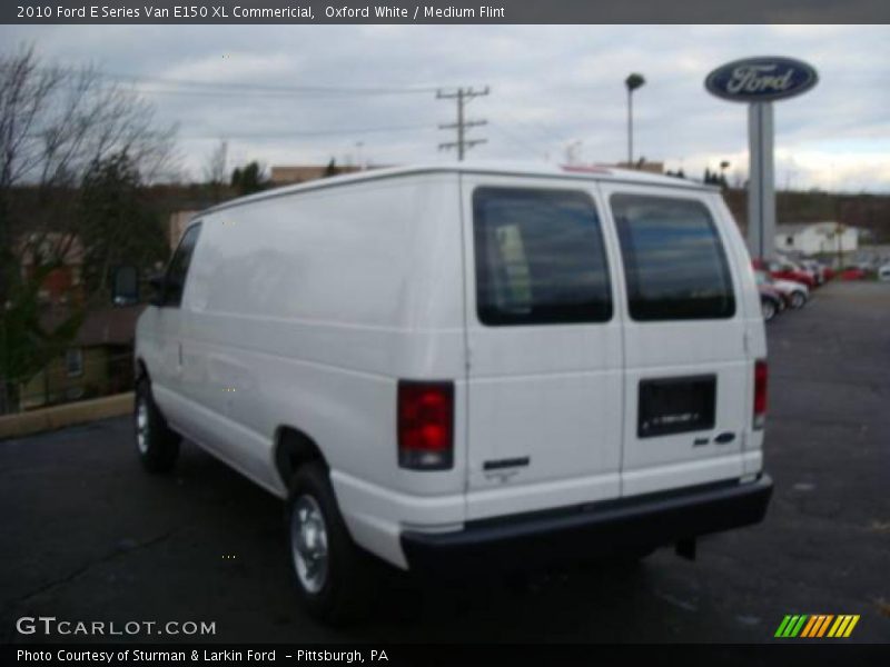 Oxford White / Medium Flint 2010 Ford E Series Van E150 XL Commericial