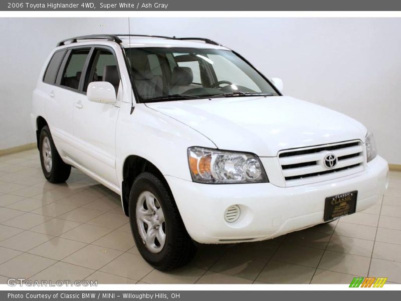 Super White / Ash Gray 2006 Toyota Highlander 4WD