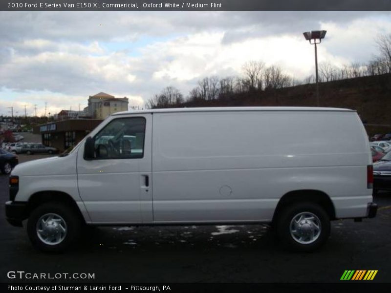 Oxford White / Medium Flint 2010 Ford E Series Van E150 XL Commericial