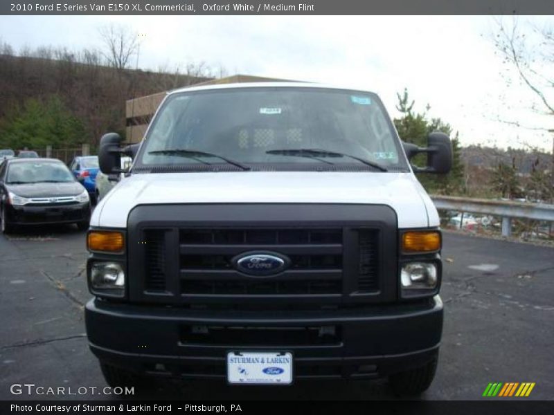 Oxford White / Medium Flint 2010 Ford E Series Van E150 XL Commericial