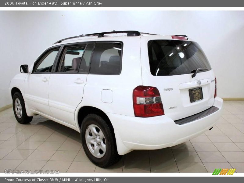 Super White / Ash Gray 2006 Toyota Highlander 4WD