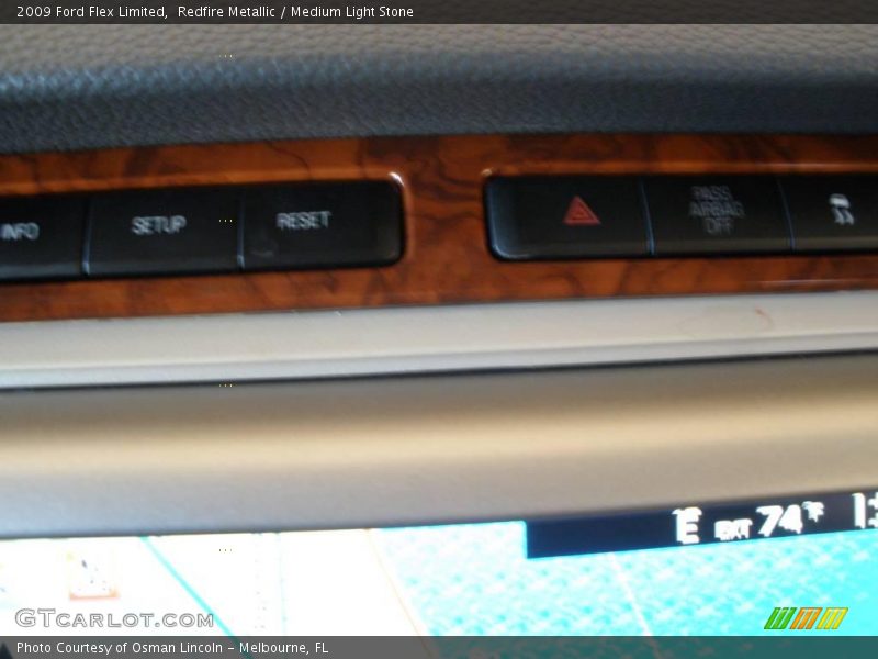Redfire Metallic / Medium Light Stone 2009 Ford Flex Limited
