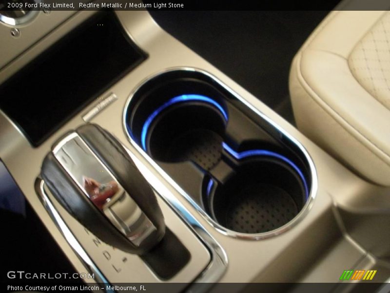 Redfire Metallic / Medium Light Stone 2009 Ford Flex Limited
