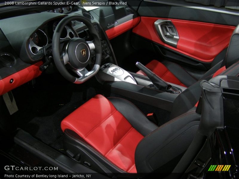 Nero Serapis / Black/Red 2008 Lamborghini Gallardo Spyder E-Gear