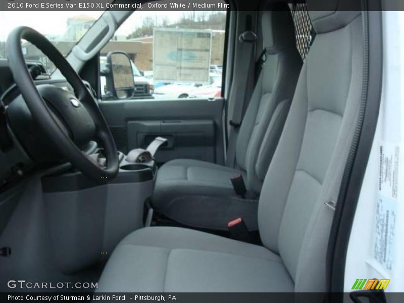 Oxford White / Medium Flint 2010 Ford E Series Van E150 XL Commericial
