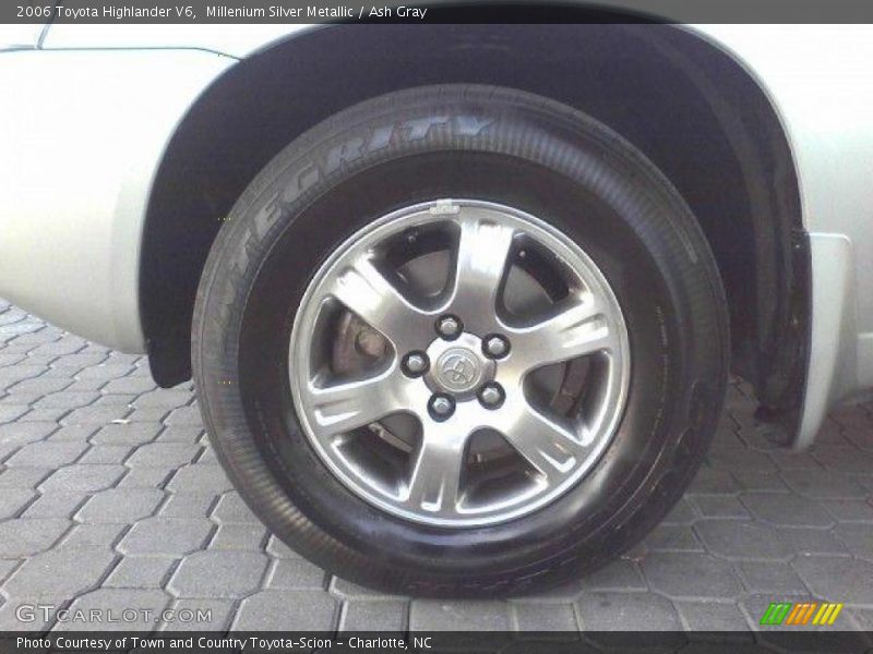 Millenium Silver Metallic / Ash Gray 2006 Toyota Highlander V6