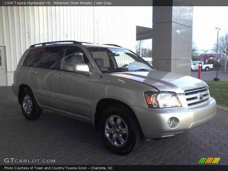Millenium Silver Metallic / Ash Gray 2006 Toyota Highlander V6