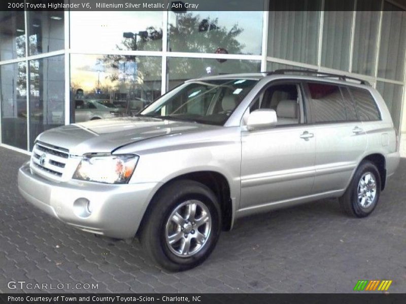 Millenium Silver Metallic / Ash Gray 2006 Toyota Highlander V6