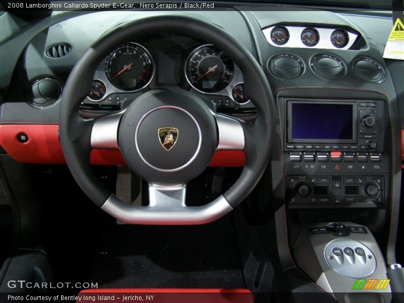Nero Serapis / Black/Red 2008 Lamborghini Gallardo Spyder E-Gear