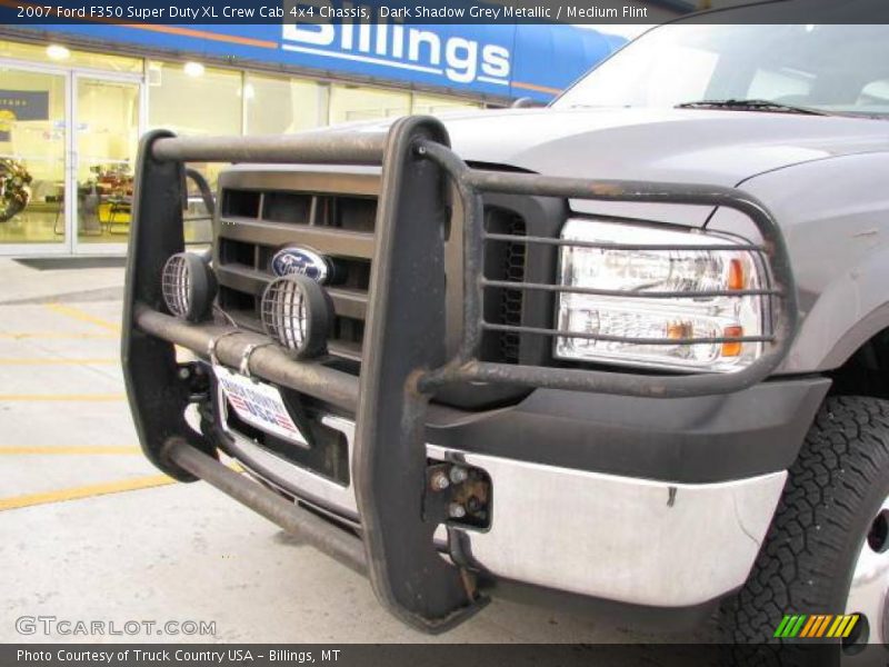 Dark Shadow Grey Metallic / Medium Flint 2007 Ford F350 Super Duty XL Crew Cab 4x4 Chassis