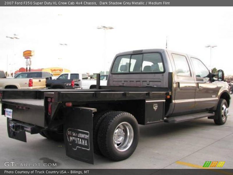 Dark Shadow Grey Metallic / Medium Flint 2007 Ford F350 Super Duty XL Crew Cab 4x4 Chassis