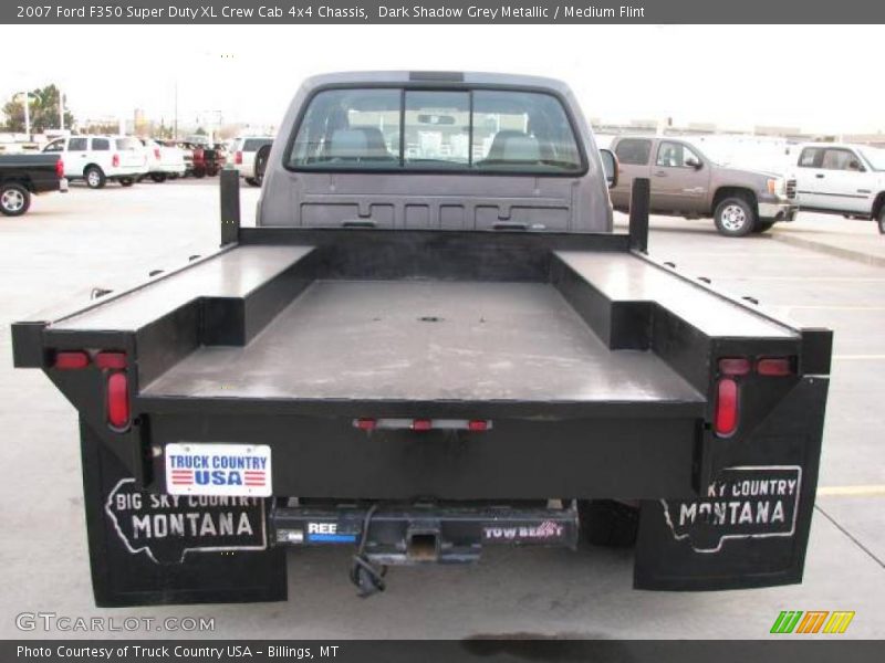 Dark Shadow Grey Metallic / Medium Flint 2007 Ford F350 Super Duty XL Crew Cab 4x4 Chassis