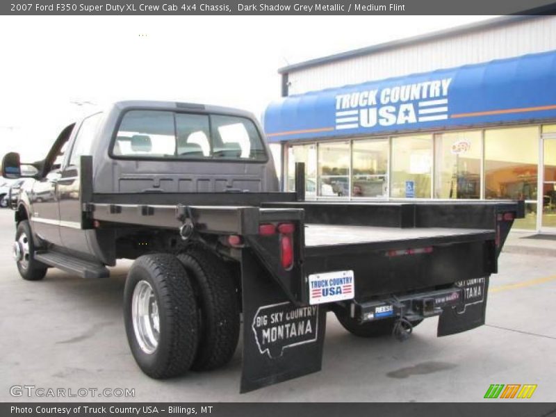 Dark Shadow Grey Metallic / Medium Flint 2007 Ford F350 Super Duty XL Crew Cab 4x4 Chassis